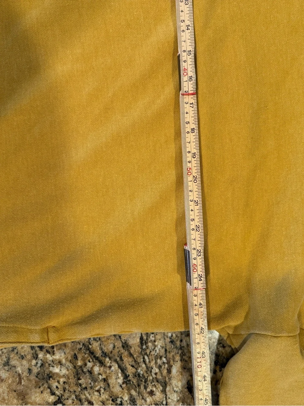 Aerie mustard yellow oversized crewneck sweater side slits relaxed fit sz XL
